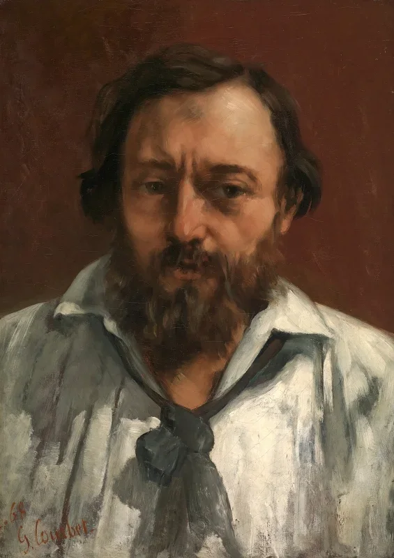Gustave Courbet | Portræt af digteren Pierre Dupont – 1868 | Indrammet kunsttryk | Realisme