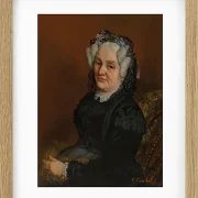 Gustave Courbet – Porträt von Madame Sophie Loiseau 1869 | Giclée Kunstdruck gerahmt