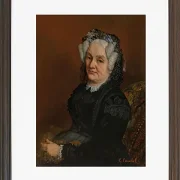 Gustave Courbet – Porträt von Madame Sophie Loiseau 1869 | Giclée Kunstdruck gerahmt