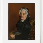 Gustave Courbet – Porträt von Madame Sophie Loiseau 1869 | Giclée Kunstdruck gerahmt