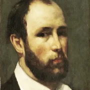 Gustave Courbet | Portræt af en mand – 1862 | Indrammet kunsttryk | Realisme
