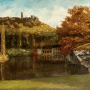 Gustave Courbet | Der Waschplatz – 1872 | Gerahmter Kunstdruck | Realismus