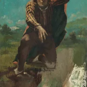 Gustave Courbet | Selvportræt - 1844 | Indrammet kunsttryk | Realisme