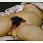 Gustave Courbet – Ursprung der Welt 1866 | Giclée Kunstdruck gerahmt
