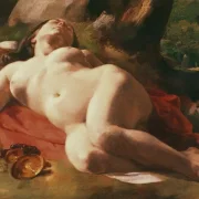 Gustave Courbet | Bakkanten – 1844 | Indrammet kunsttryk | Realisme