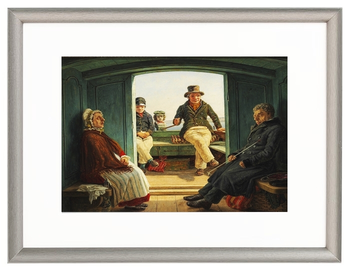 Reiseszene an Bord eines niederländischen Trawlers – 1846