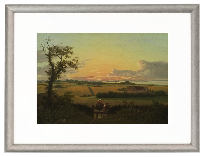 Landschaft mit Zaun, Insel Mon - 1810