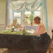 Hausaufgaben am Fenster – 1889