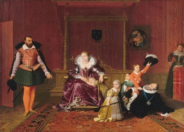 Heinrich IV. spielt mit seinen Kindern - 1810