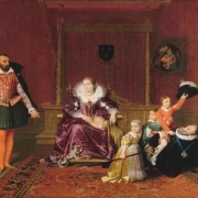 Heinrich IV. spielt mit seinen Kindern - 1810