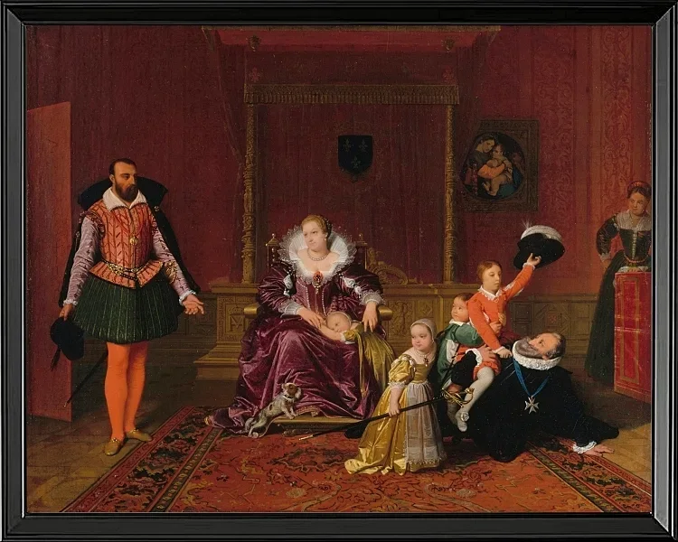 Heinrich IV spielt mit seinen Kindern - 1810