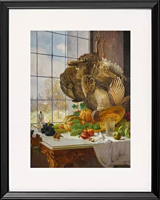 Herbststillleben im Atelier des Künstlers – 1897