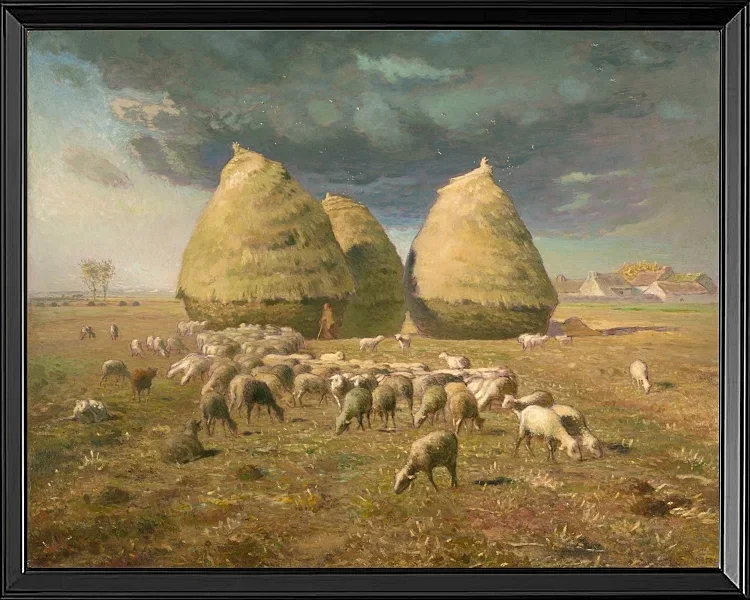 Heuhaufen, Herbst - 1874