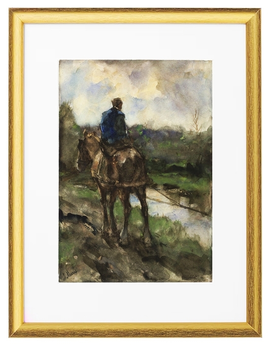Jäger zu Pferd auf dem Reiterpfad - 1847