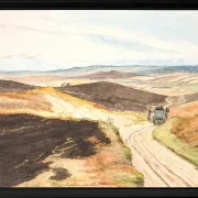 Hohle Straße in den Hügeln von Tolne, Vendsyssel – 1833