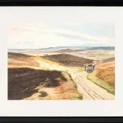 Hohle Straße in den Hügeln von Tolne, Vendsyssel – 1833