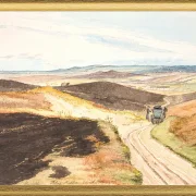 Hohle Straße in den Hügeln von Tolne, Vendsyssel – 1833