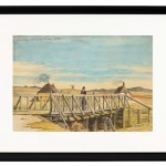 Landschaft mit einer Brücke bei Mosbjerg - 1833