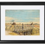 Landschaft mit einer Brücke bei Mosbjerg - 1833