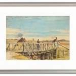 Landschaft mit einer Brücke bei Mosbjerg - 1833