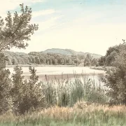 Hundesee auf Møen - 1845