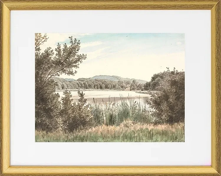 Hundesee auf Møen - 1845