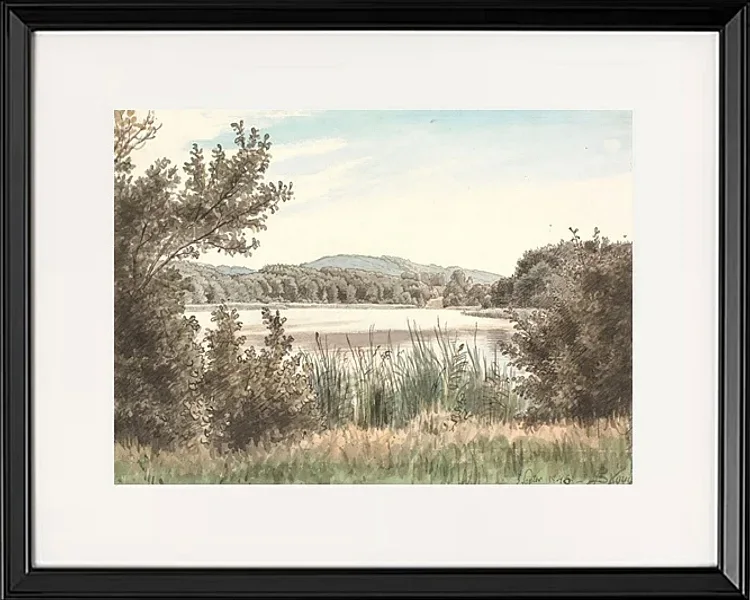 Hundesee auf Møen - 1845