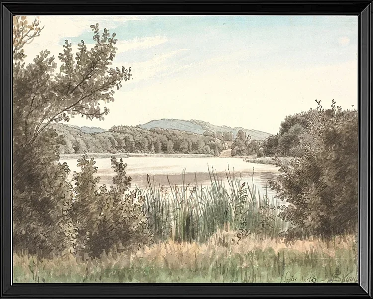 Hundesee auf Møen - 1845