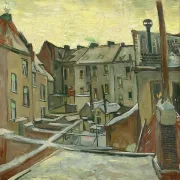 Häuser von hinten gesehen - 1885