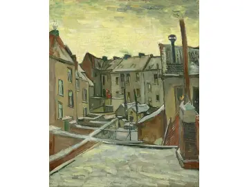 Häuser von hinten gesehen - 1885