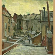 Häuser von hinten gesehen - 1885