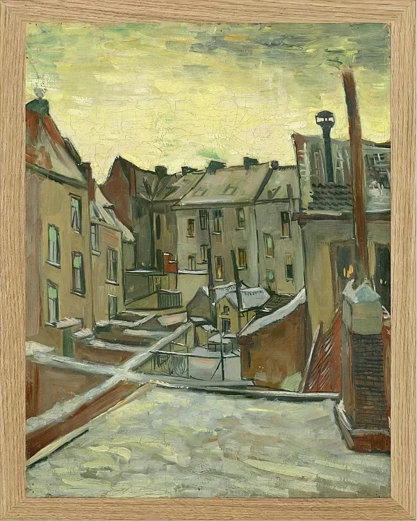 Häuser von hinten gesehen - 1885