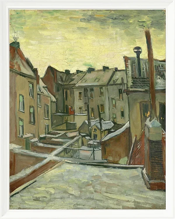 Häuser von hinten gesehen - 1885