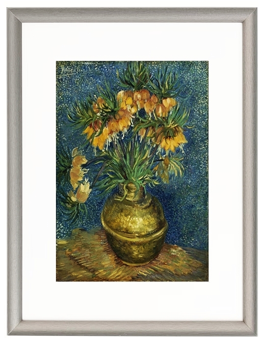 Imperial Fritillaries in a Copper Vase - 1887