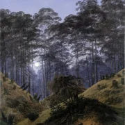 Im Wald im Mondlicht - 1823