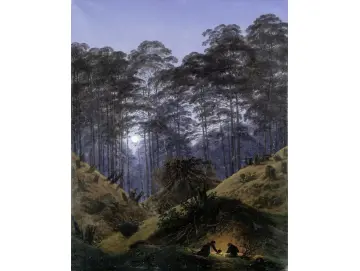 Im Wald im Mondlicht - 1823