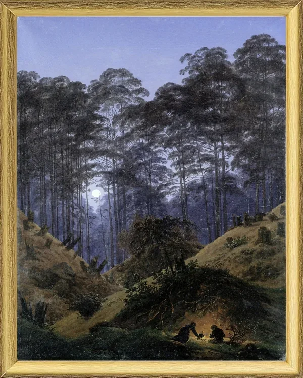 Im Wald im Mondlicht - 1823