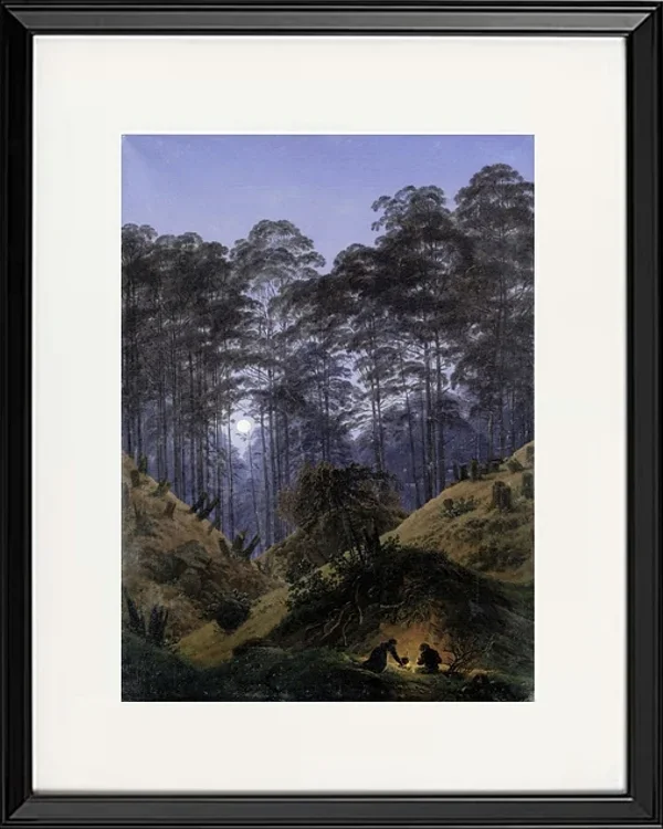 Im Wald im Mondlicht - 1823