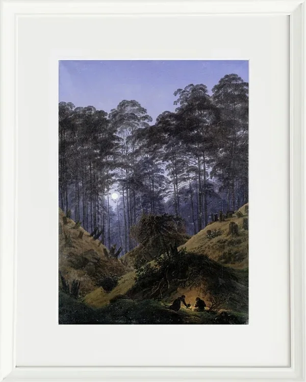 Im Wald im Mondlicht - 1823
