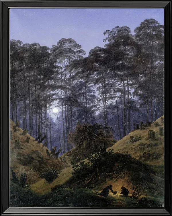 Im Wald im Mondlicht - 1823