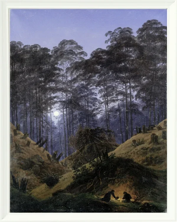 Im Wald im Mondlicht - 1823