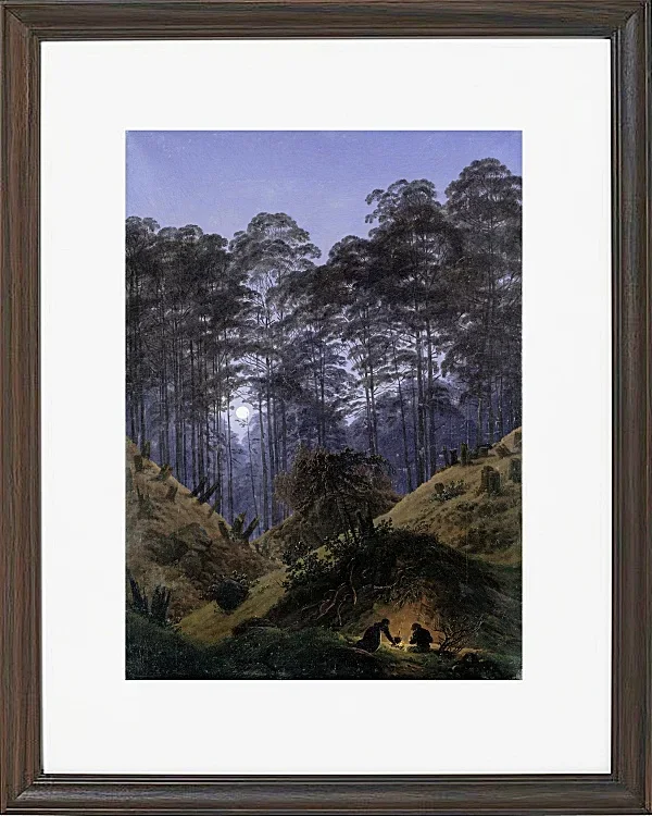 Im Wald im Mondlicht - 1823