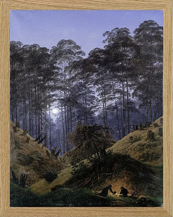 Im Wald im Mondlicht - 1823