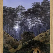 Im Wald im Mondlicht - 1823