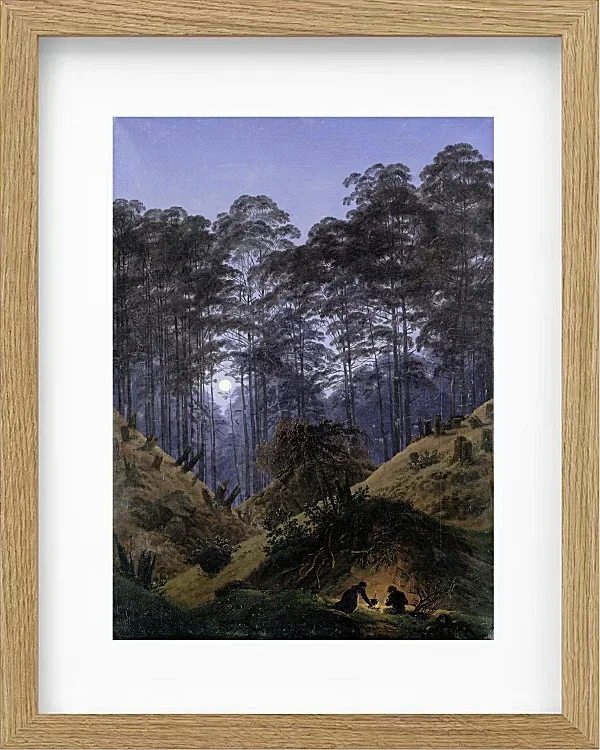 Im Wald im Mondlicht - 1823