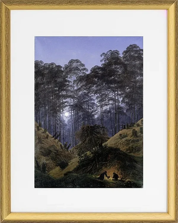 Im Wald im Mondlicht - 1823