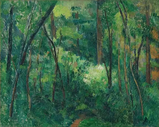Interiør af en skov - 1880