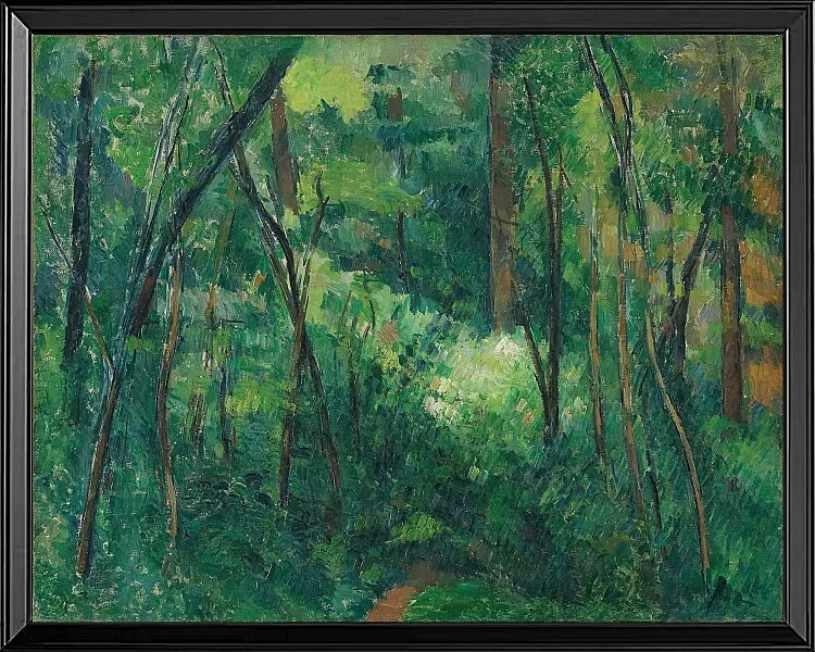 Interiør af en skov - 1880