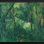 Interiør af en skov - 1880