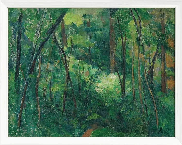 Interiør af en skov - 1880
